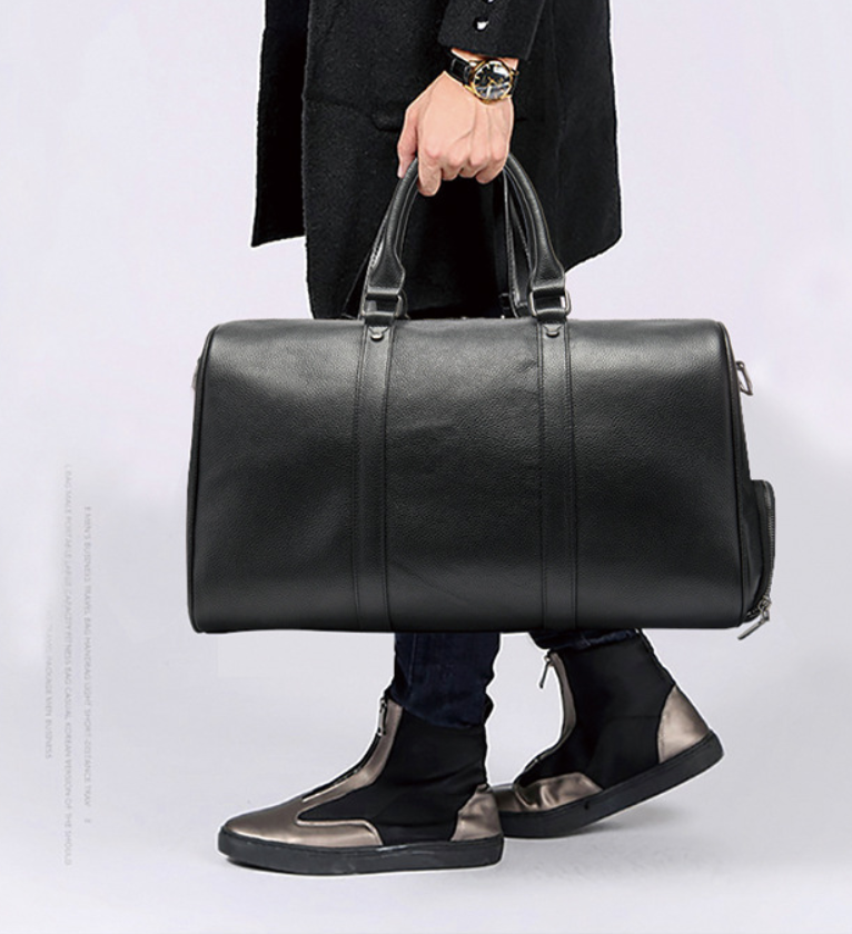 KJ Leather Duffle Bag