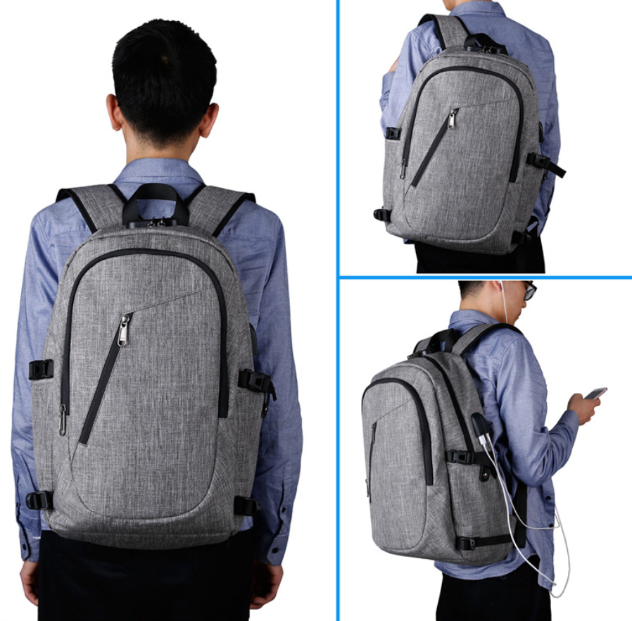 Anti-Theft USB Charge Backpack