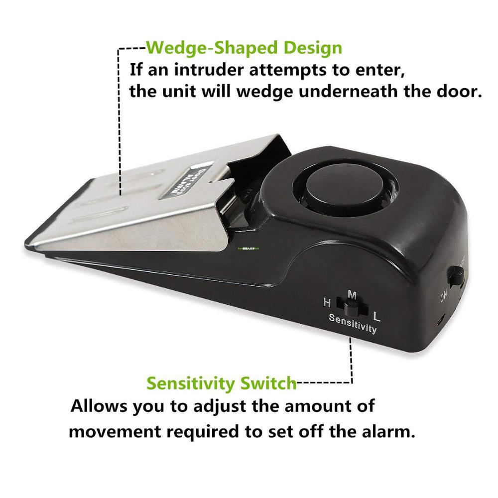 Electronic Security Door Stop Alarm System