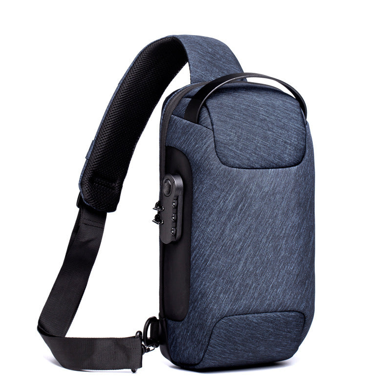 Anti-Theft Crossbody Messenger Pouch with USB port